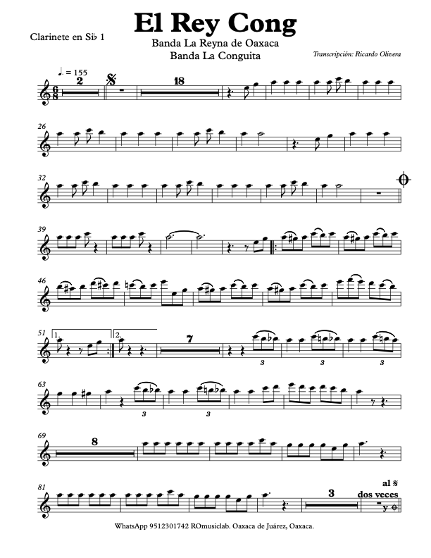 La imagen puede contener una previsualizacion de una partitura